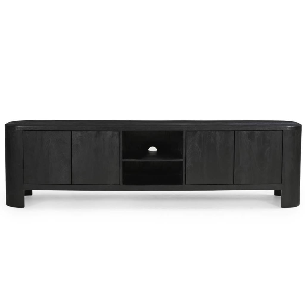 Giga Meubel Tv-Meubel Mitchel - Mangohout - Zwart - 200cm