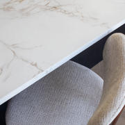 thumbnail: Giga Meubel Barkruk Noor - Beige/Walnoot - Zithoogte 75cm (set van 2)