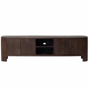 Tv-Meubel Mitchel - Mangohout - Donkerbruin - 200cm
