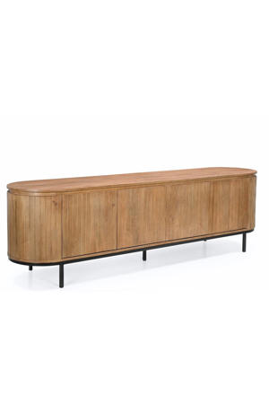 Tv-Meubel Tora - Naturel - Mangohout - 200cm 