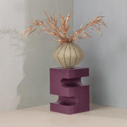 thumbnail: WOOOD Karo decoratie vaas papier mache zand