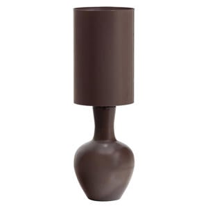 Loa tafellamp xl metaal hoogglans bruin