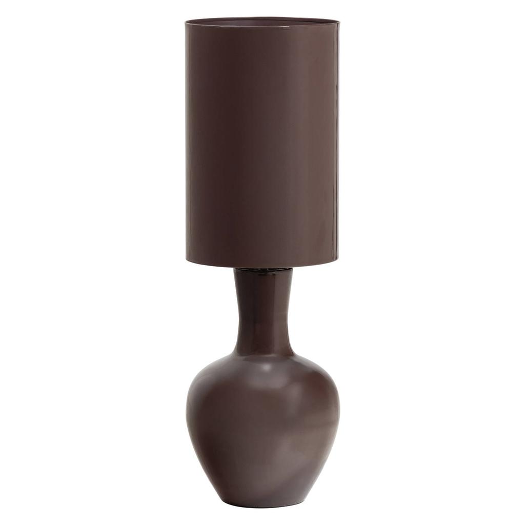 WOOOD Loa tafellamp xl metaal hoogglans bruin