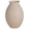 WOOOD Caro Vaas XXL - Metaal - Bruin - 70x50x50