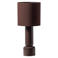 WOOOD WOOOD Zivian Tafellamp - Hout - Hoogglans Donkerbruin - 53x16x16