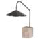 WOOOD WOOOD Korn Tafellamp - Metaal - Chrome - 58x56x15