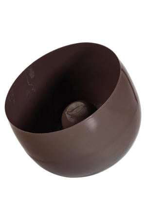 Mero tafellamp 34xø35 cm metaal hoogglans bruin