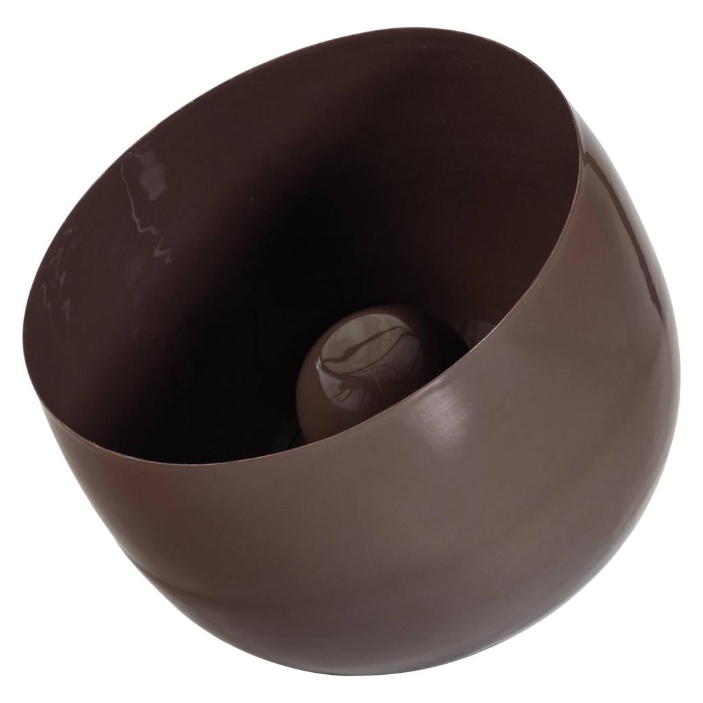 WOOOD WOOOD Mero Tafellamp 34xø35 cm - Metaal Hoogglans - Donkerbruin