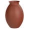 WOOOD Caro Vaas XXL - Metaal - Bruin - 70x50x50