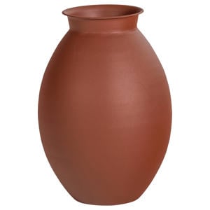 Caro vaas xxl metaal bruin