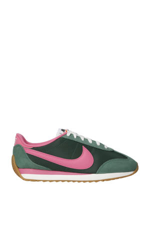 Pacific leren sneakers groen/roze