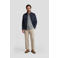 LERROS gebreid vest - donkerblauw