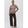 VERO MODA MATERNITY wide leg gestreepte zwangerschapsbroek - bruin