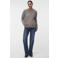 VERO MODA MATERNITY gebreide zwangerschapstrui met split, melée en wol - lichtbruin