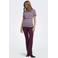 ONLY MATERNITY zwangerschaps flared broek - donkerrood