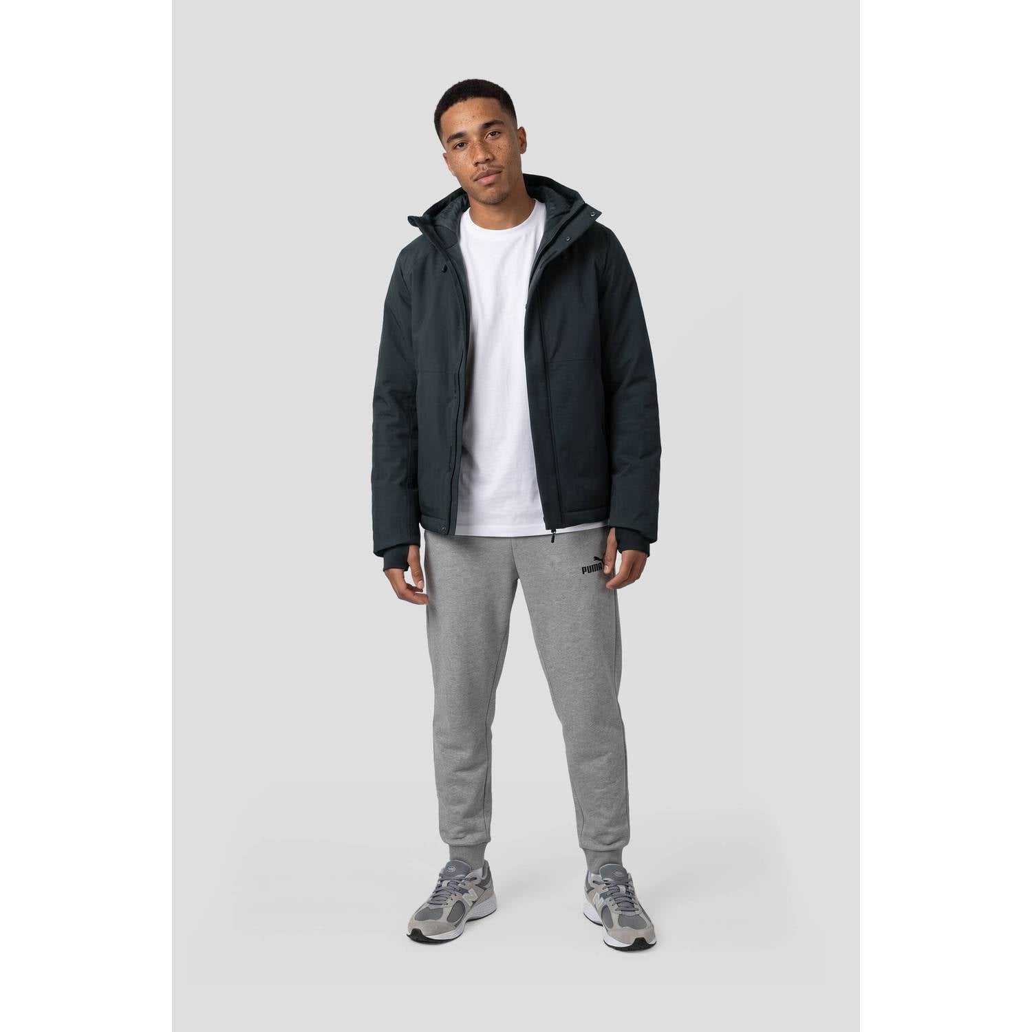 KRAKATAU winterjas dark grey