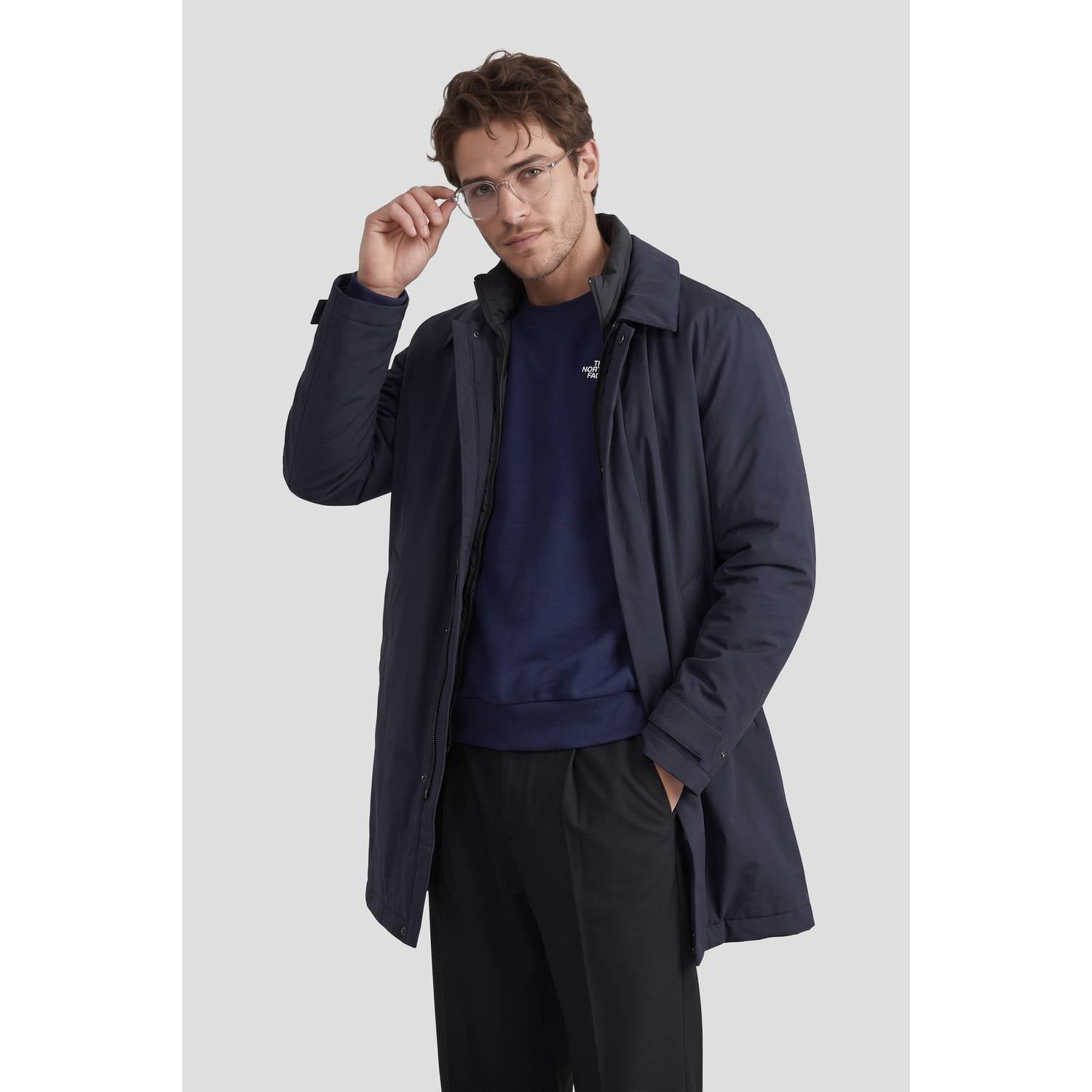KRAKATAU winterjas donkerblauw