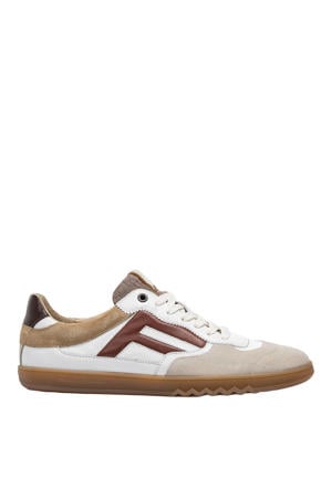 De Zaler 04.05 leren sneakers - wit