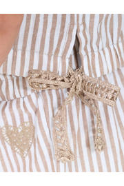 thumbnail: Shoeby gestreepte blouse bruin