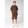 Shoeby regular waist sweatshort donkerbruin