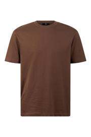 thumbnail: Shoeby regular T-shirt met backprint bruin