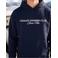 Baron Filou oversized hoodie met backprint - oxford blue
