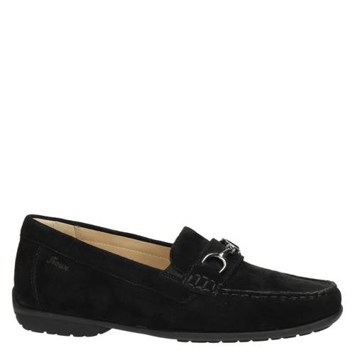 Sioux Cortizia suède mocassins – Zwart