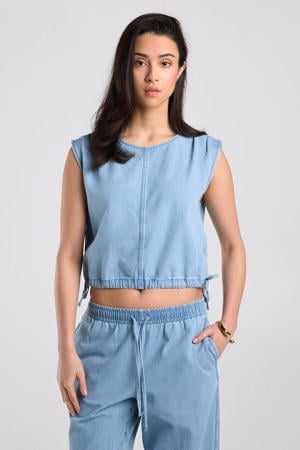 top light blue denim