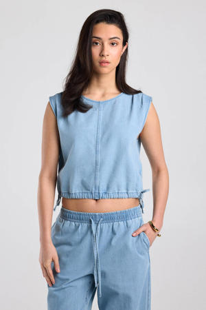 top light blue denim