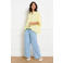 LOLALIZA blouse broderie geel