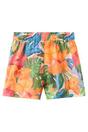 thumbnail: Mango Kids gebloemde casual short oranje