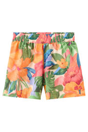 thumbnail: Mango Kids gebloemde casual short oranje