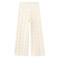 Mango Kids casual broek met ingebreid patroon ecru