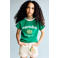 Mango Kids denim short lichtgeel