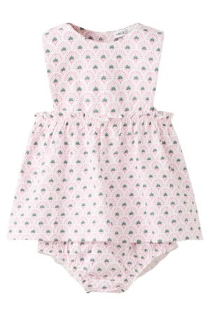 zomerjurk + bloomer lichtroze