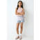 Mango Kids short light blue denim
