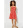 Mango Kids korte jurk rood