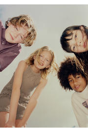 thumbnail: Mango Kids haltertop gehaakt bruin