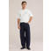 WE Fashion Blue Ridge regular T-shirt met backprint wit