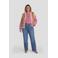 GREAT LOOKS suède gilet met borduursels cognac