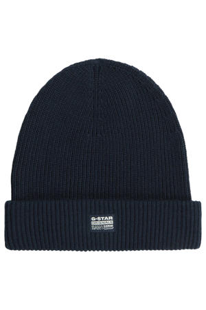 katoenen muts - donkerblauw