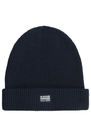 katoenen muts - donkerblauw