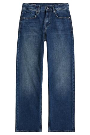 straight leg jeans  - medium blue denim