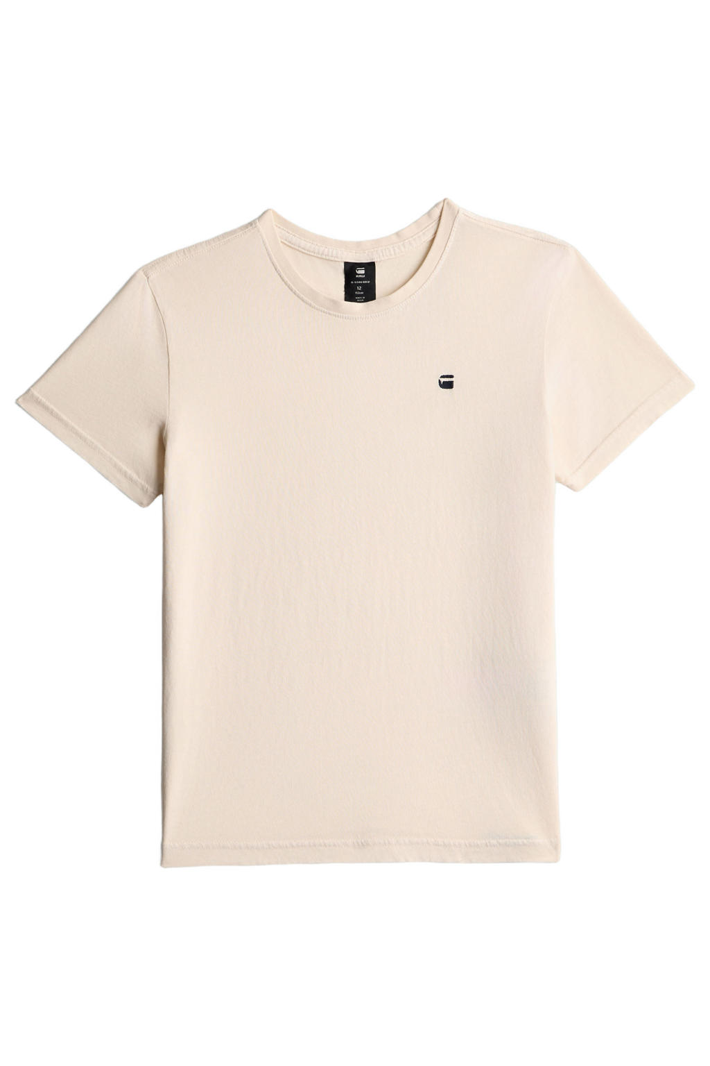 G-STAR T-shirt met logo - zand