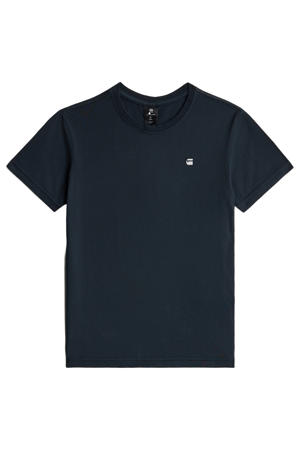 T-shirt met logo - marineblauw