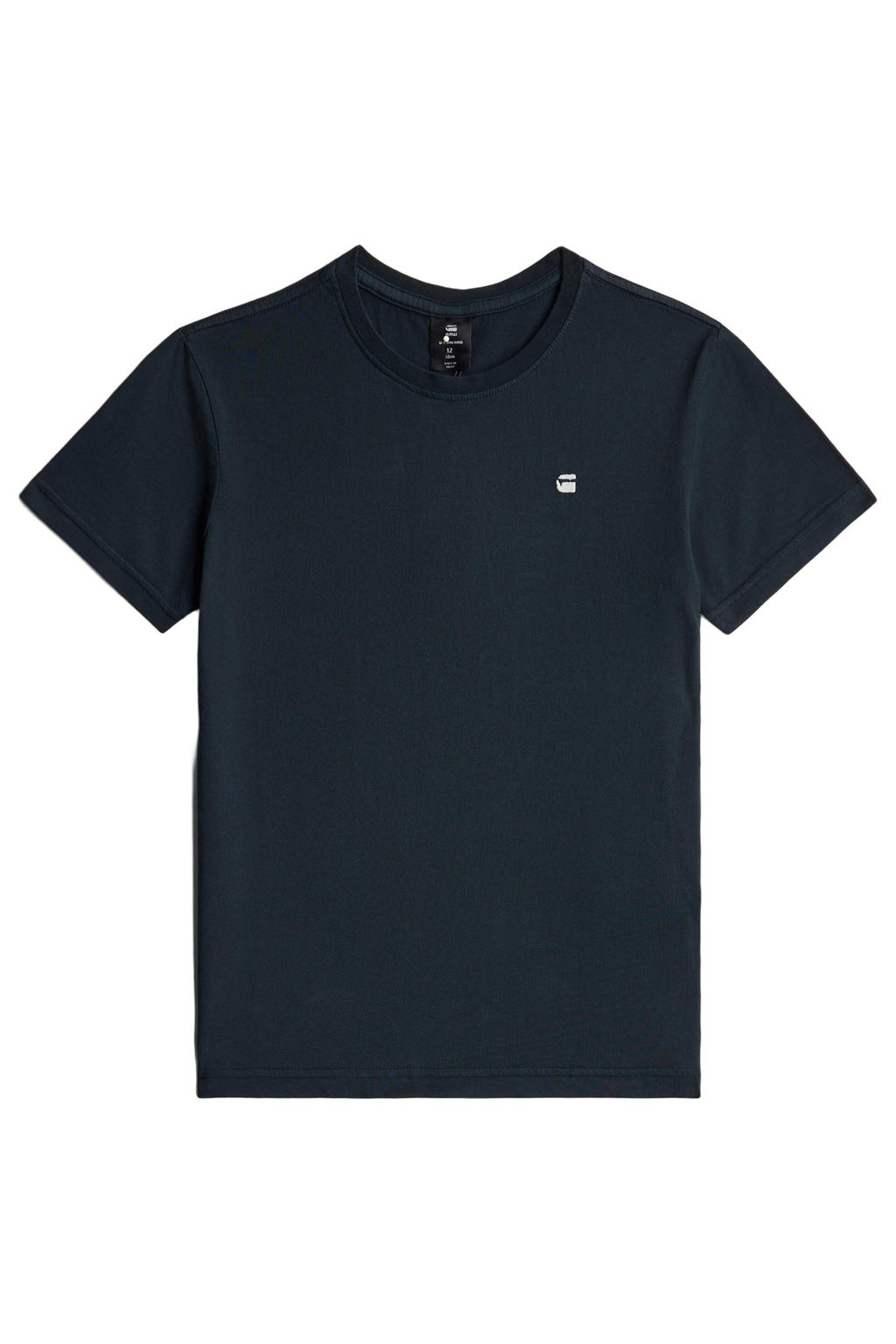 G-STAR T-shirt met logo - marineblauw