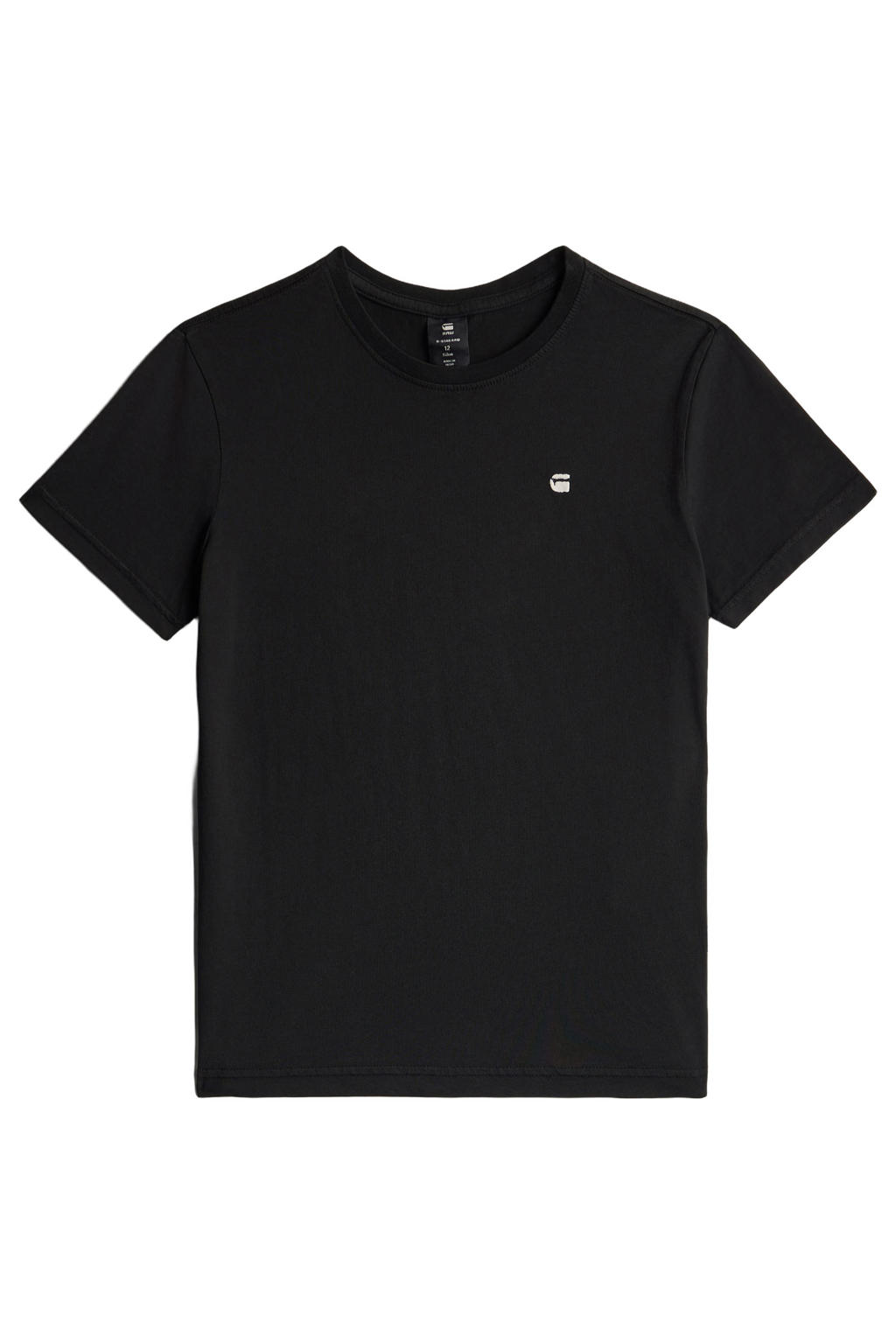 G-STAR T-shirt met logo - zwart