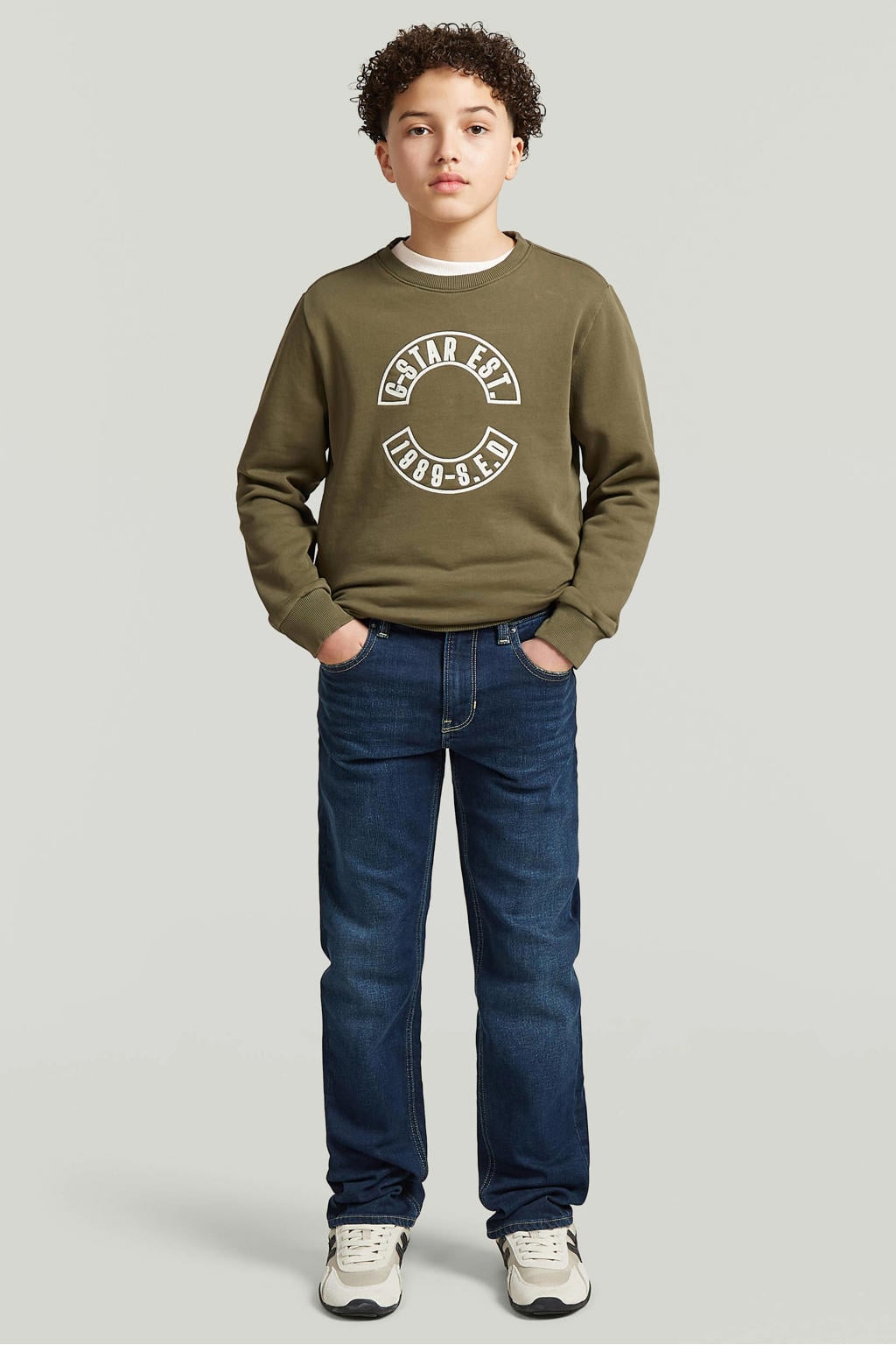 G-STAR straight leg jeans - dark blue denim