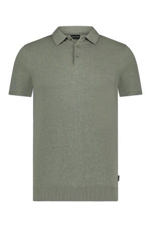 regular polo CHRIS gebreid groen