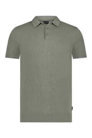 regular polo CHRIS gebreid groen